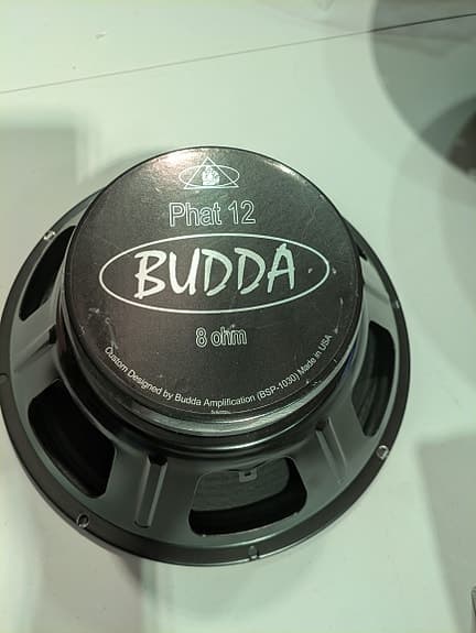 Budda Phat 12, boutique 12-inch guitar amplifier speaker.