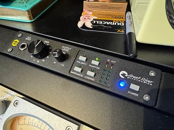 Great River ME-1NV Microphone Preamp + rackmount