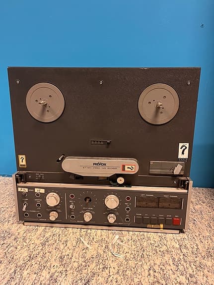 Revox B77 MKII 2-spors 19/38 cm/s – Klassisk studiobåndmaskin