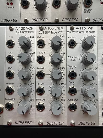 Doepfer A120 VCF / A116 WP eurorack moduler