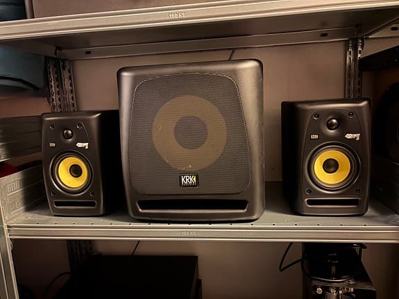 KRK Rokit 5 Studiomonitorer & KRK S10 Subwoofer