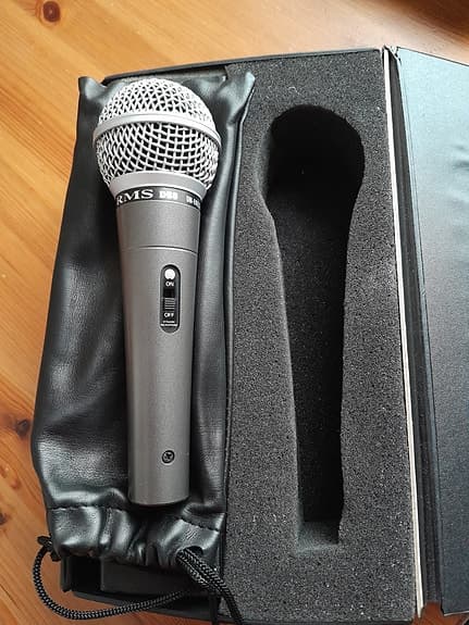 RMS D58 dynamisk vokalmikrofon med kabel og etui