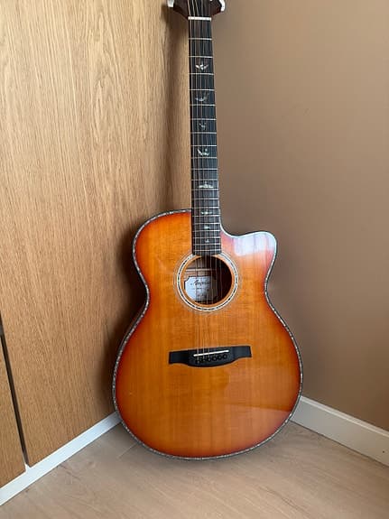 Vintage sunburst Angelus A50E Acoustic-Electric Guitar
