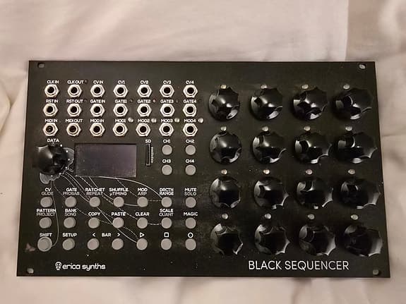 Erica Synths Black Sequencer til Eurorack