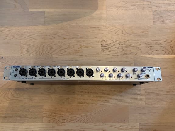 PreSonus Firepod lydkort / audio interface - 8 innganger