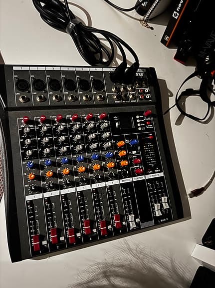 NXG professional 6-channel audio mixer