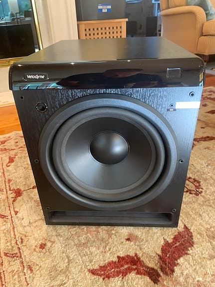 Glitrende 12’’subwoofer, Velodyne eq-max 12’’