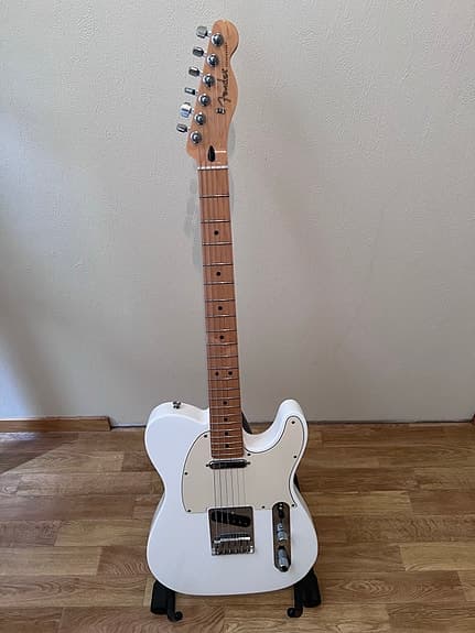 Fender Player Telecaster elektrisk gitar hvit