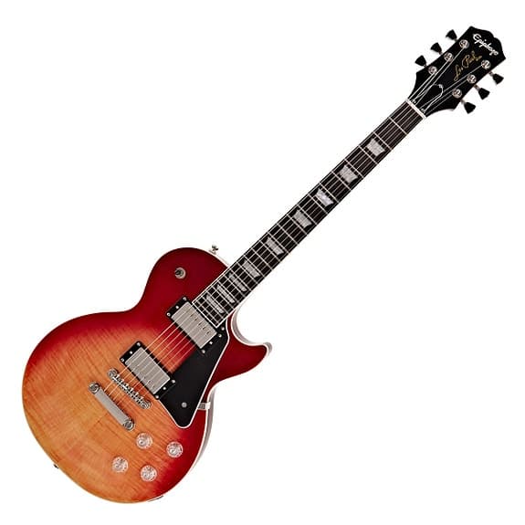 Epiphone Les Paul Modern, Figured Magma Orange Fade