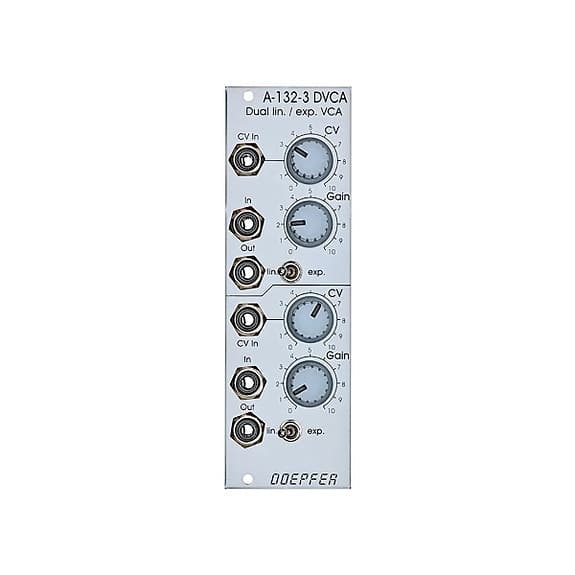 Doepfer A-132-3 DVCA dual lin/exp VCA Eurorack modul