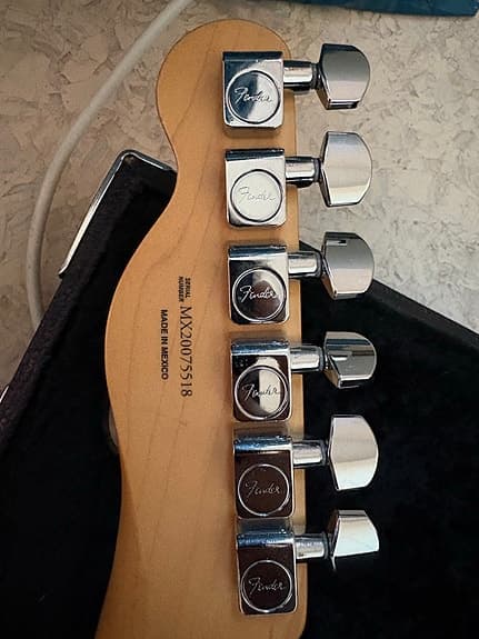 Fender Telecaster elektrisk gitar gul