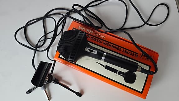Vintage Aoi ECM-1055 stereomikrofon Japan