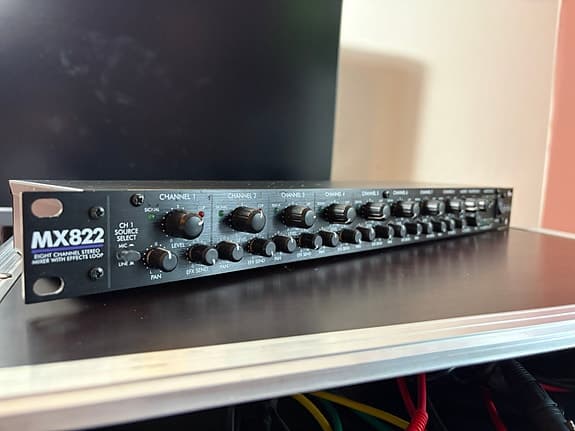 ART MX822 8-channel stereo mixer
