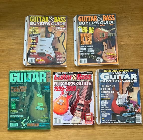 Vintage Guitar & Bass Buyer's Guides 1989–2005 – 5 blader