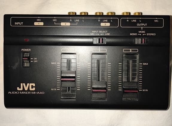 JVC RM-RXU10 lydmikser svart
