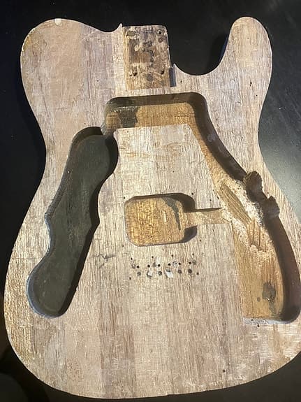Vintage Telecaster Thinline kropp