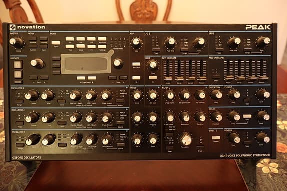 Novation peak polyphonic synth