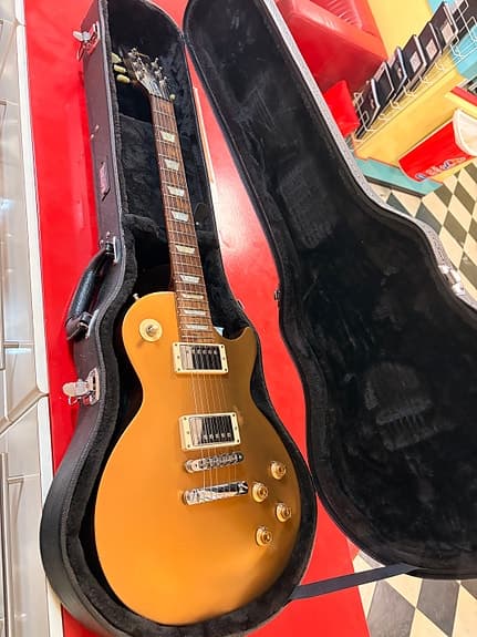 Gibson Les Paul 60s Tribute elektrisk gitar gull