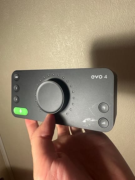 Audient EVO 4 USB lydkort / audio interface – svært pent brukt
