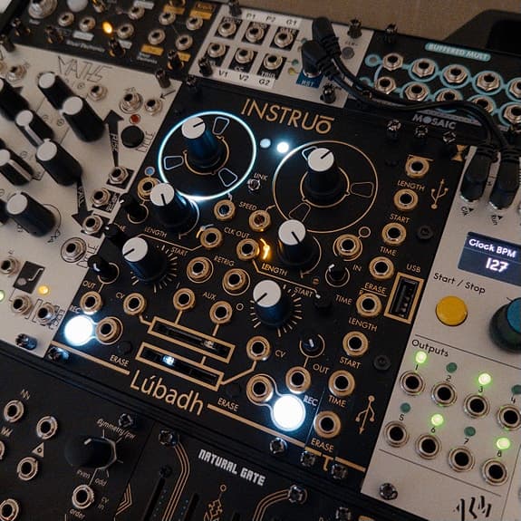 Instruo Lubadh tape-eurorack modul med expander
