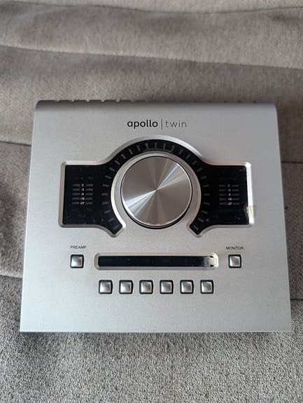 Universal Audio Apollo Twin Duo lydkort Thunderbolt sølv