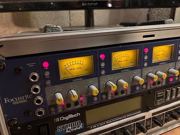 Focusrite ISA 428Mk1, 4-kanals vintage mic-preamp