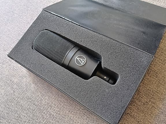 Audio Technica AT 4033a condenser microphone.