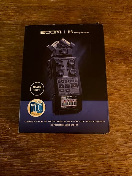 Zoom H6 Handy Recorder Black – Komplett i originaleske