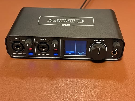 MOTU M2 lydkort / audio interface