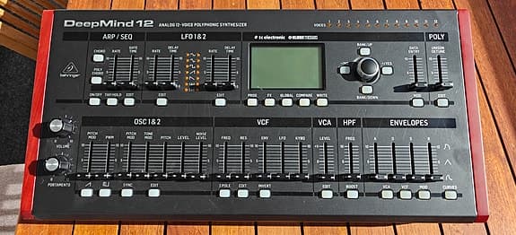 Behringer Deepmind 12 desktop analog synthesizer