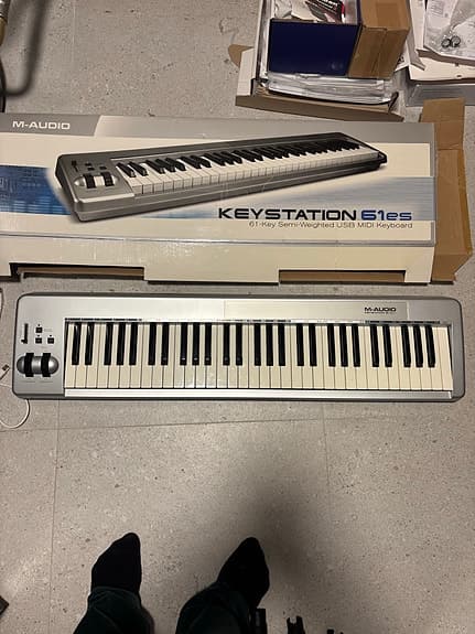 M-Audio Keystation 61es USB MIDI-keyboard 61 tangenter
