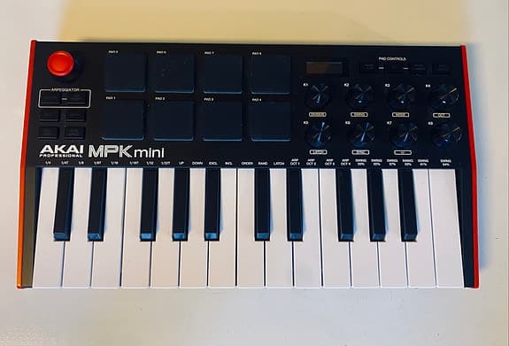 Akai professional MPK Mini, MIDI-keyboard