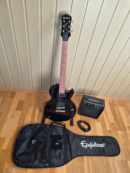 Epiphone Les Paul Special II elektrisk gitar svart