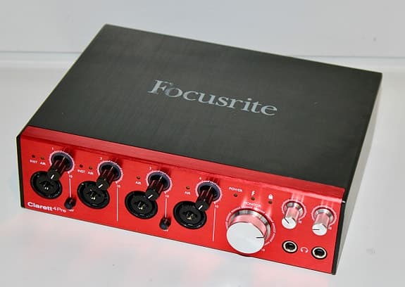 Focusrite Clarett 4Pre Thunderbolt Audio Interface