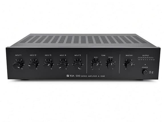 TOA A-506E 500 Series Mixer Amplifier 60W – Solid PA-forsterker