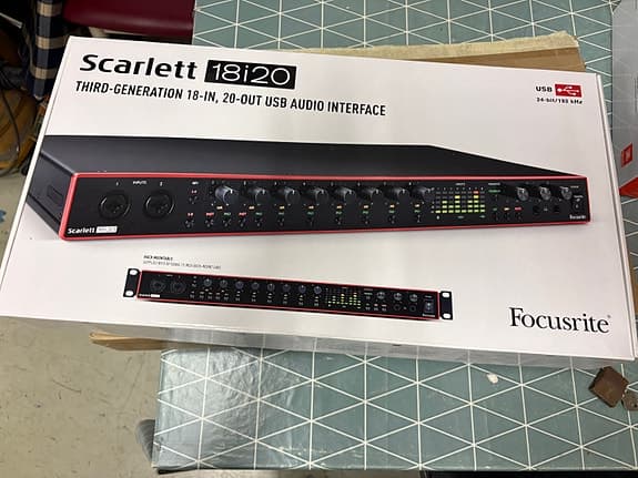 Focusrite Scarlett 18i20 USB lydkort / audio interface