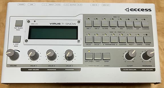 Access Virus TI Snow Synthesizer