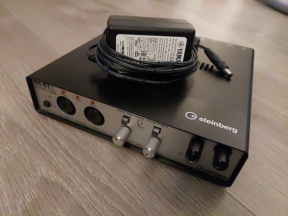 Steinberg UR-RT2 lydkort / audio interface med strømadapter