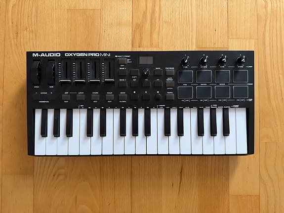 M-Audio Oxygen Pro Mini USB MIDI-keyboard