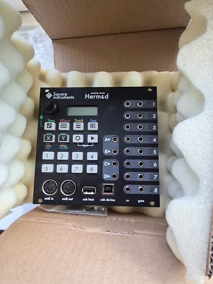 Squarp Hermod - 8-spors sequencer og MIDI-hub for Eurorack