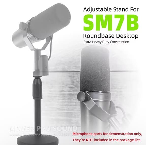 mikrofonstativ til Shure SM7B