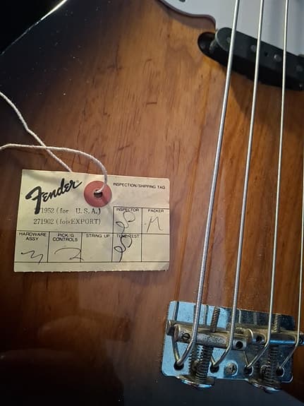 Fender Precision Bass elbass natur