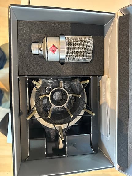 Neumann TLM 102 studio mikrofon sølv