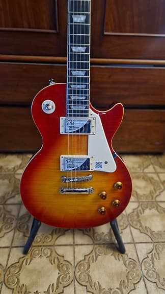 Nydelig Epiphone Les Paul standard plustop pro gitar til salgs