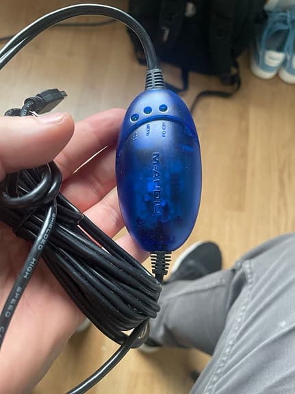 M-Audio Midisport 1x1 USB MIDI-interface blå