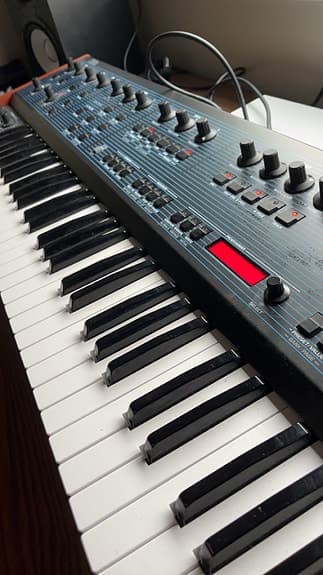 Synth keyboard. Behringer UB-XA synthesizer keyboard