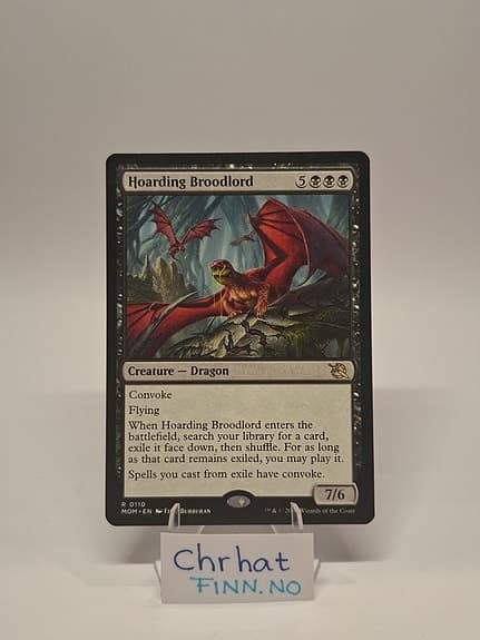 MTG: 1x Hoarding Broodlord (MARCH OF THE MACHINE - Black Dragon) 🖤🐉✨💎