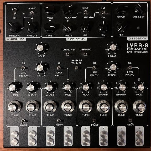 Soma Lyra-8 analog synthesizer