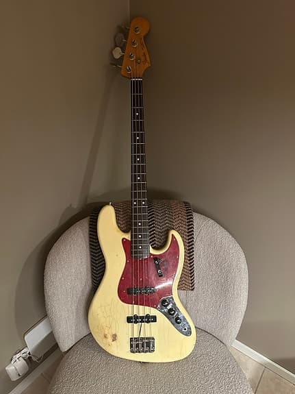 Fender Jazz Bass JB62 Naturlig Relic (MIJ)