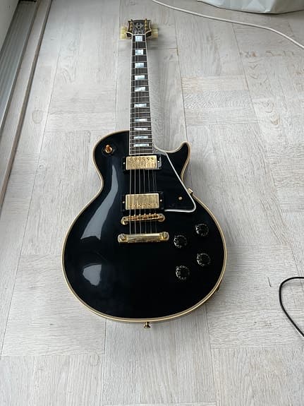 Gibson Custom Shop 1957 Les Paul Custom Black Beauty VOS – 2-pickup